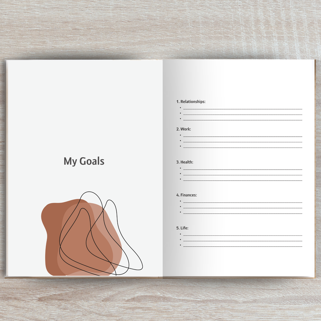 Heart + Habit Progress Tracking Journal - Funky
