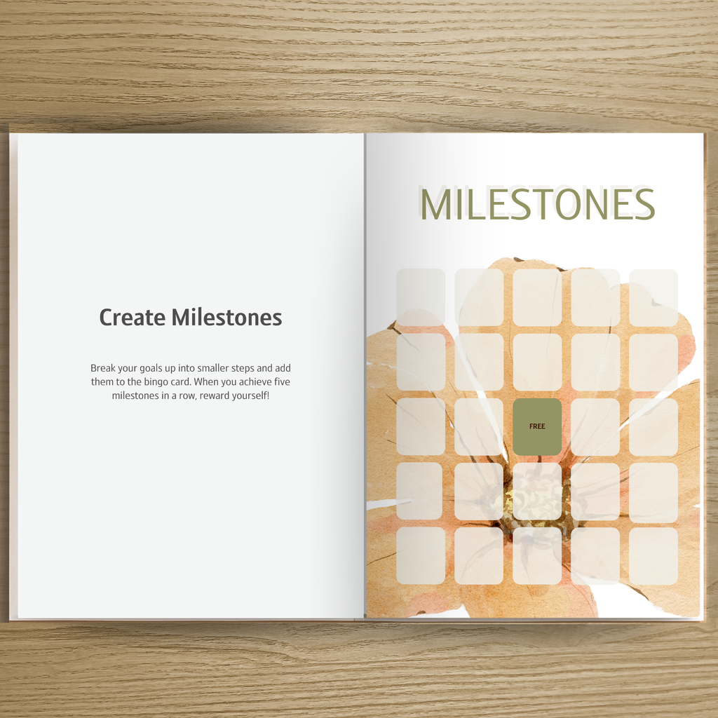 Heart + Habit Progress Tracking Journal - Spring