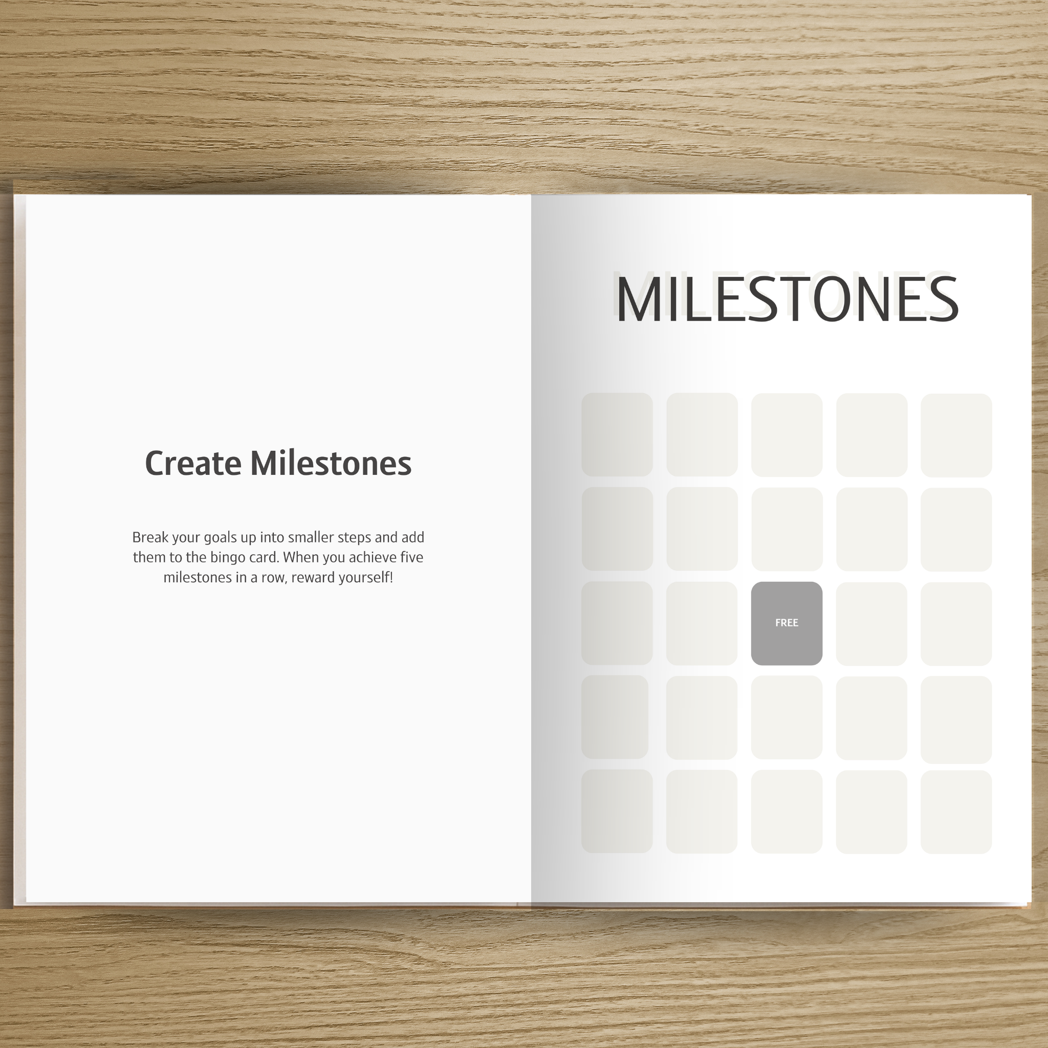 Heart + Habit Progress Tracking Journal - Stripes