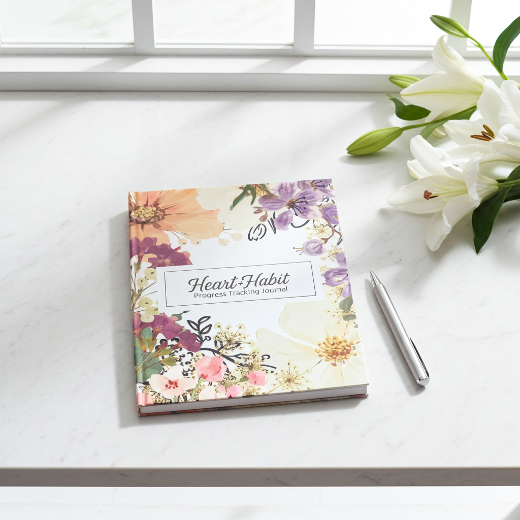 Heart + Habit Progress Tracking Journal - Spring