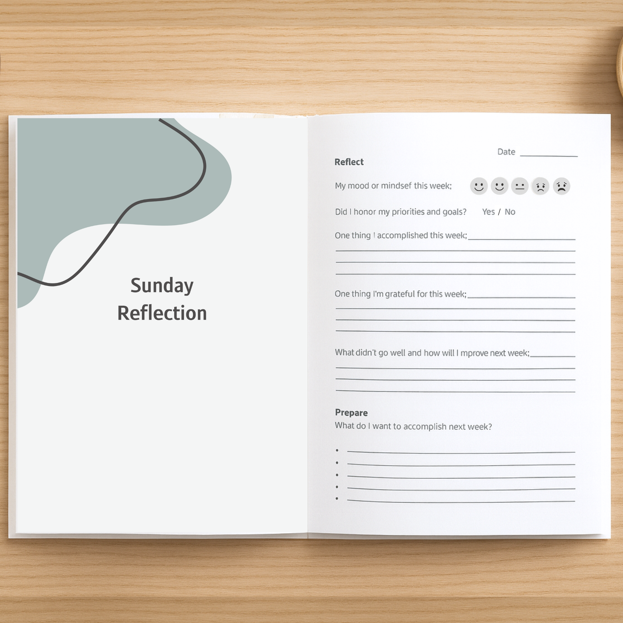 Heart + Habit Progress Tracking Journal - Funky